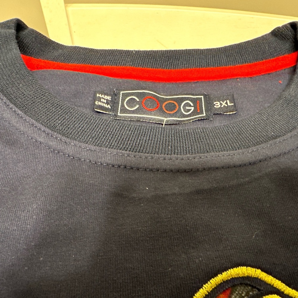 VINTAGE COOGI KNITWEAR TSHIRT STYLE ON SPELLOUT NWT- Dead-stock-3XL-Original Bag - Picture 8 of 15
